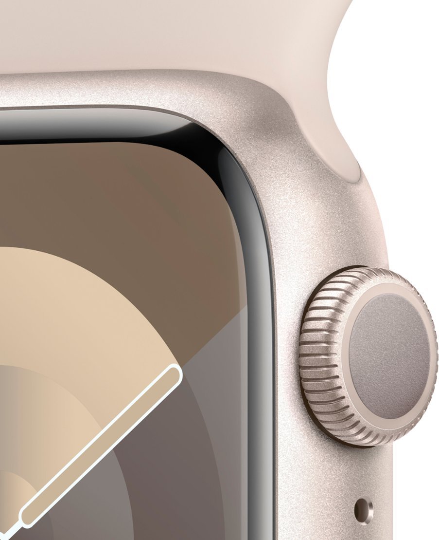 Часы Apple Watch Series 9 41mm Aluminium Case Sport Band Starlight S/M