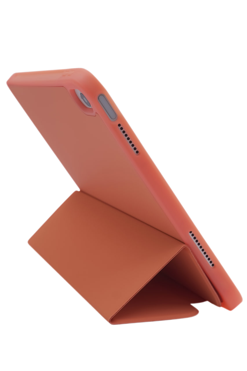 Чехол-книжка для iPad Air 4/5 10.9 3 загиба силиконовый с рамкой Оранжевый