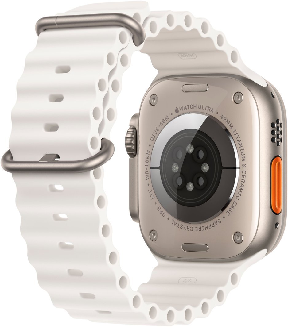 Часы Apple watch Ultra 2 49mm Titanium Case GPS+Cellular Ocean Band White
