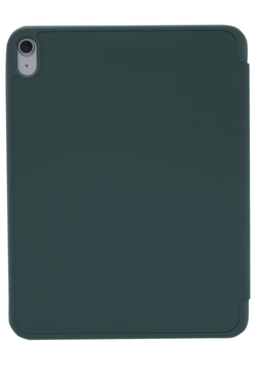 Чехол-книжка для iPad Air 4/5 10.9 3 загиба силиконовый с рамкой Темно-зеленый