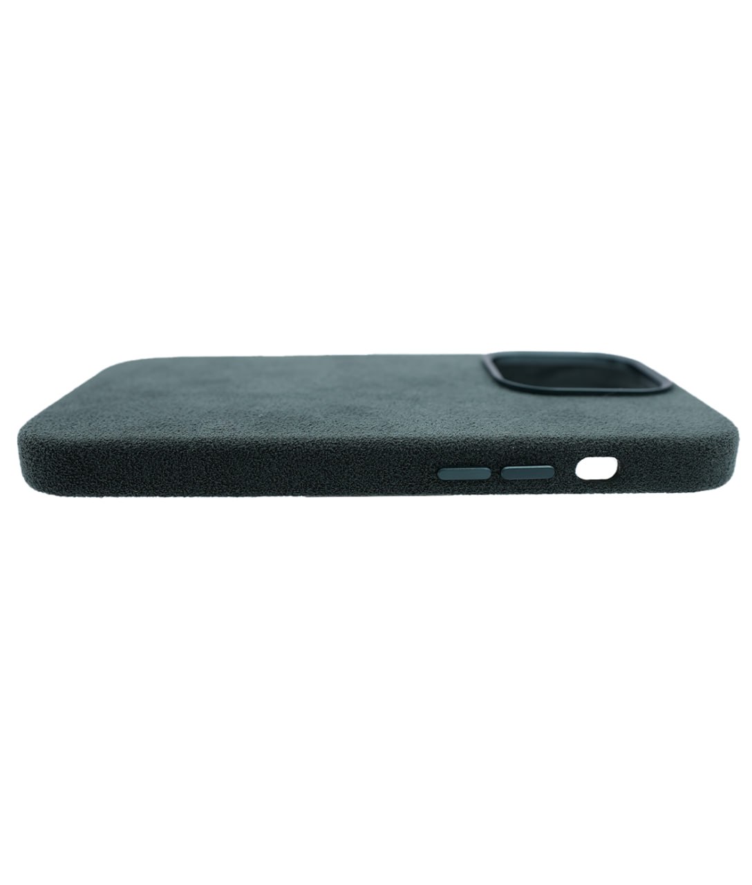 Чехол из алькантары для iPhone 14 Pro Max с MagSafe Зеленый