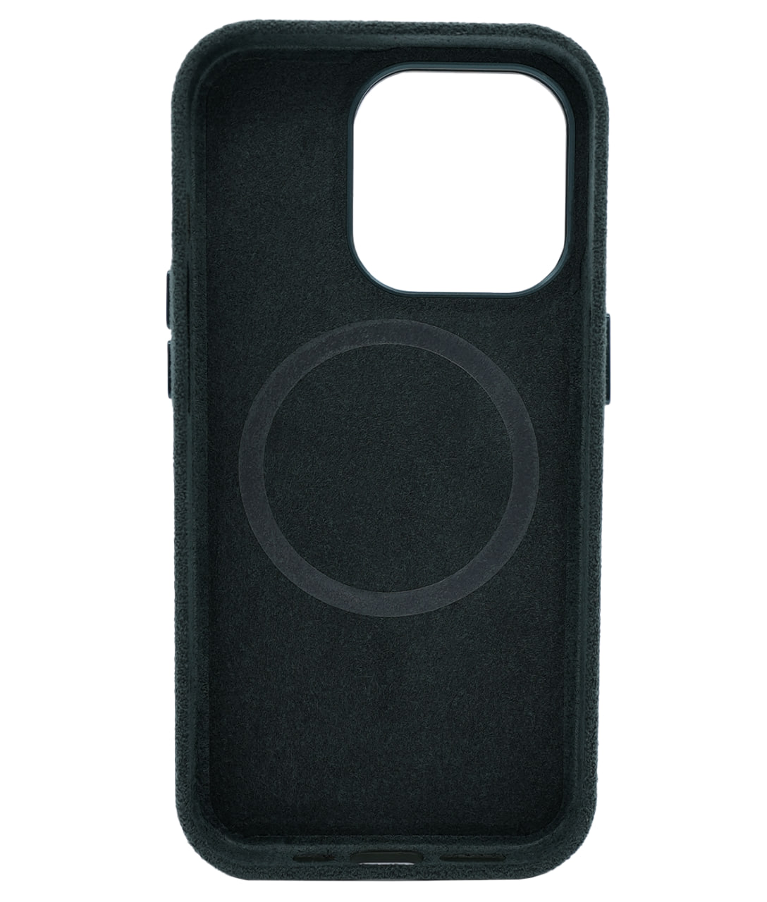 Чехол из алькантары для iPhone 14 Pro Max с MagSafe Зеленый