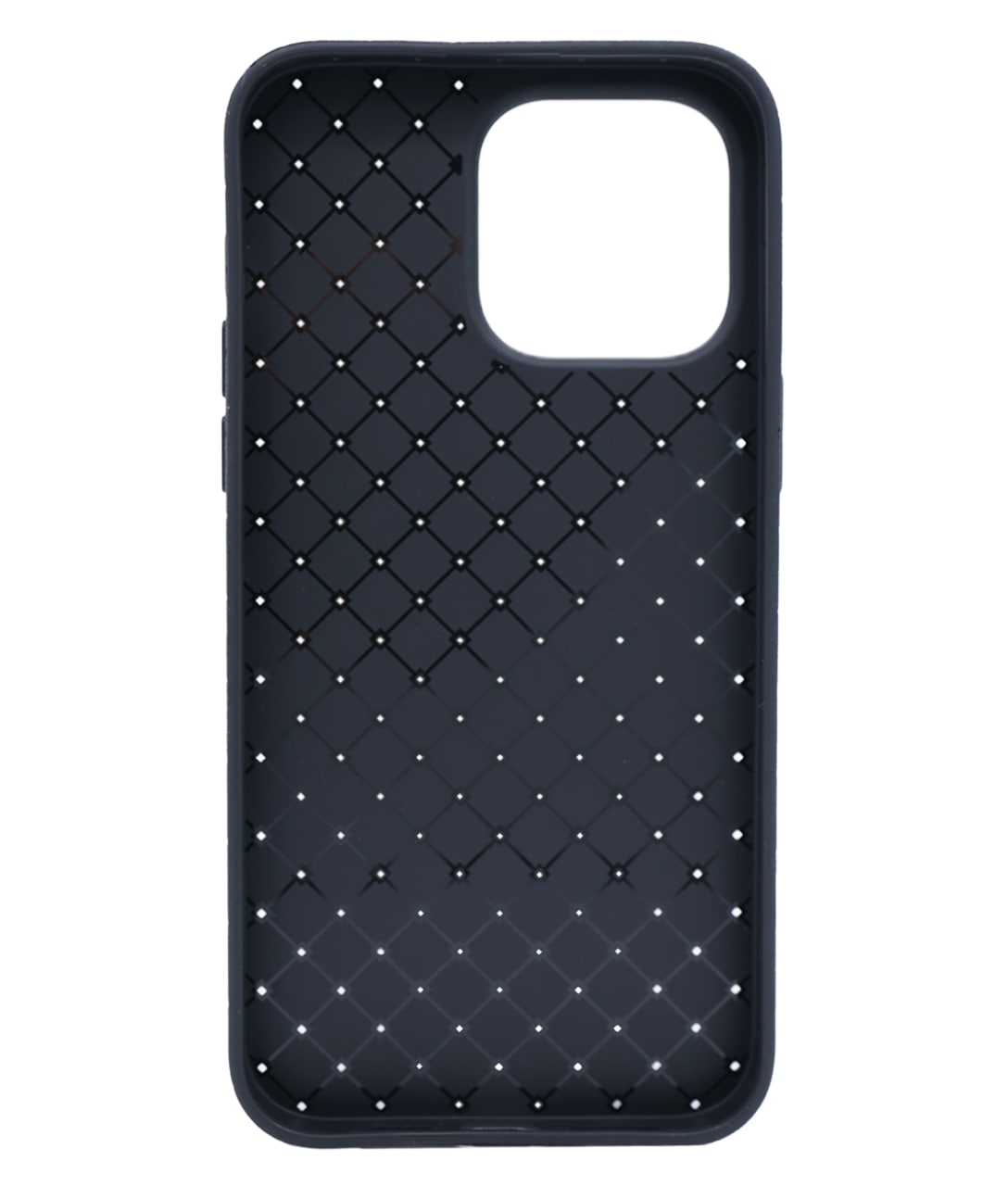 Плетеный Силиконовый чехол для iPhone 14 Pro Max Черный
