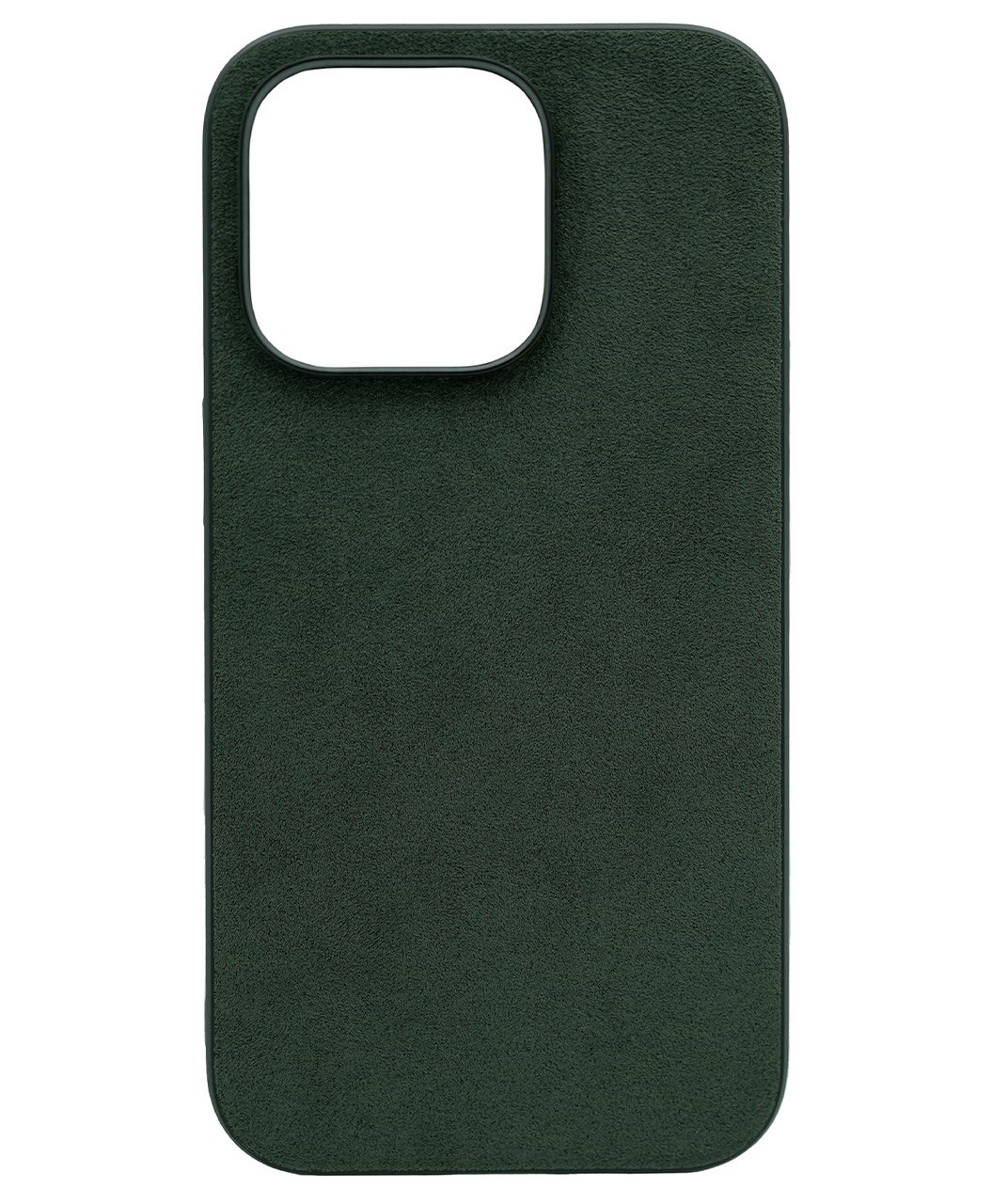 Чехол алькантара для iPhone 14 Pro Max Зеленый