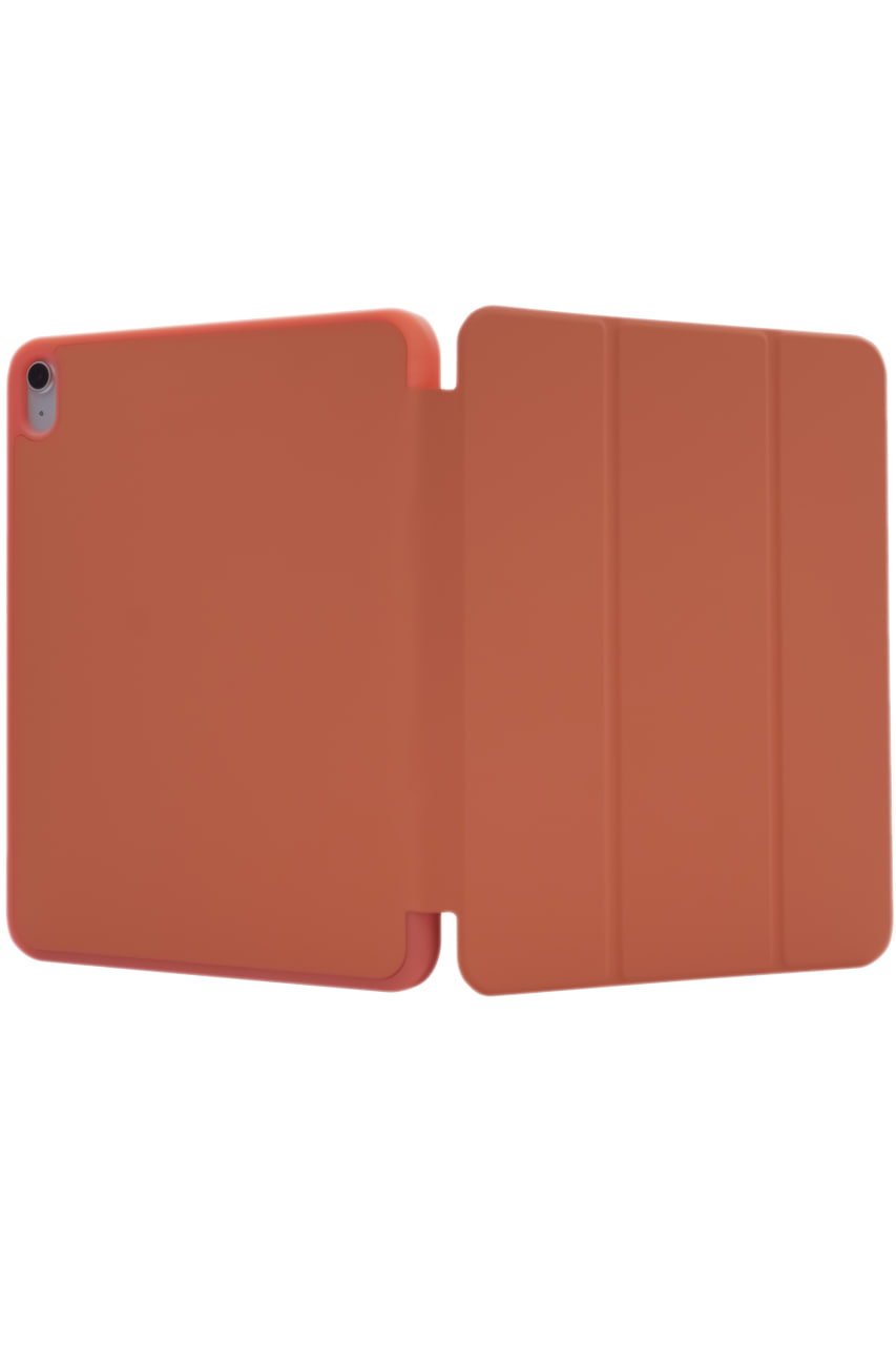 Чехол-книжка для iPad Air 4/5 10.9 3 загиба силиконовый с рамкой Оранжевый