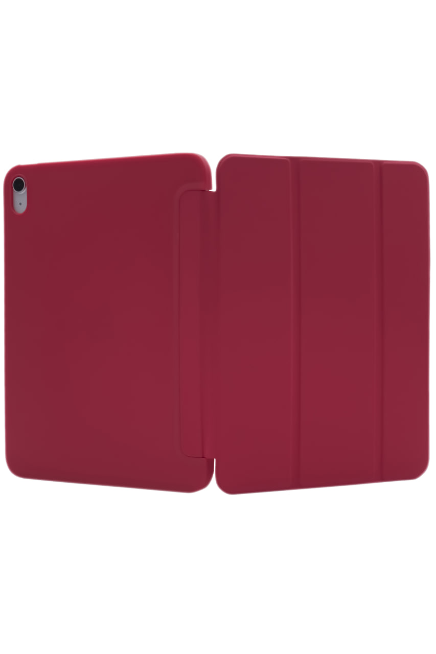 Чехол-книжка для iPad Air 4/5 10.9 3 загиба силиконовый с рамкой Красный