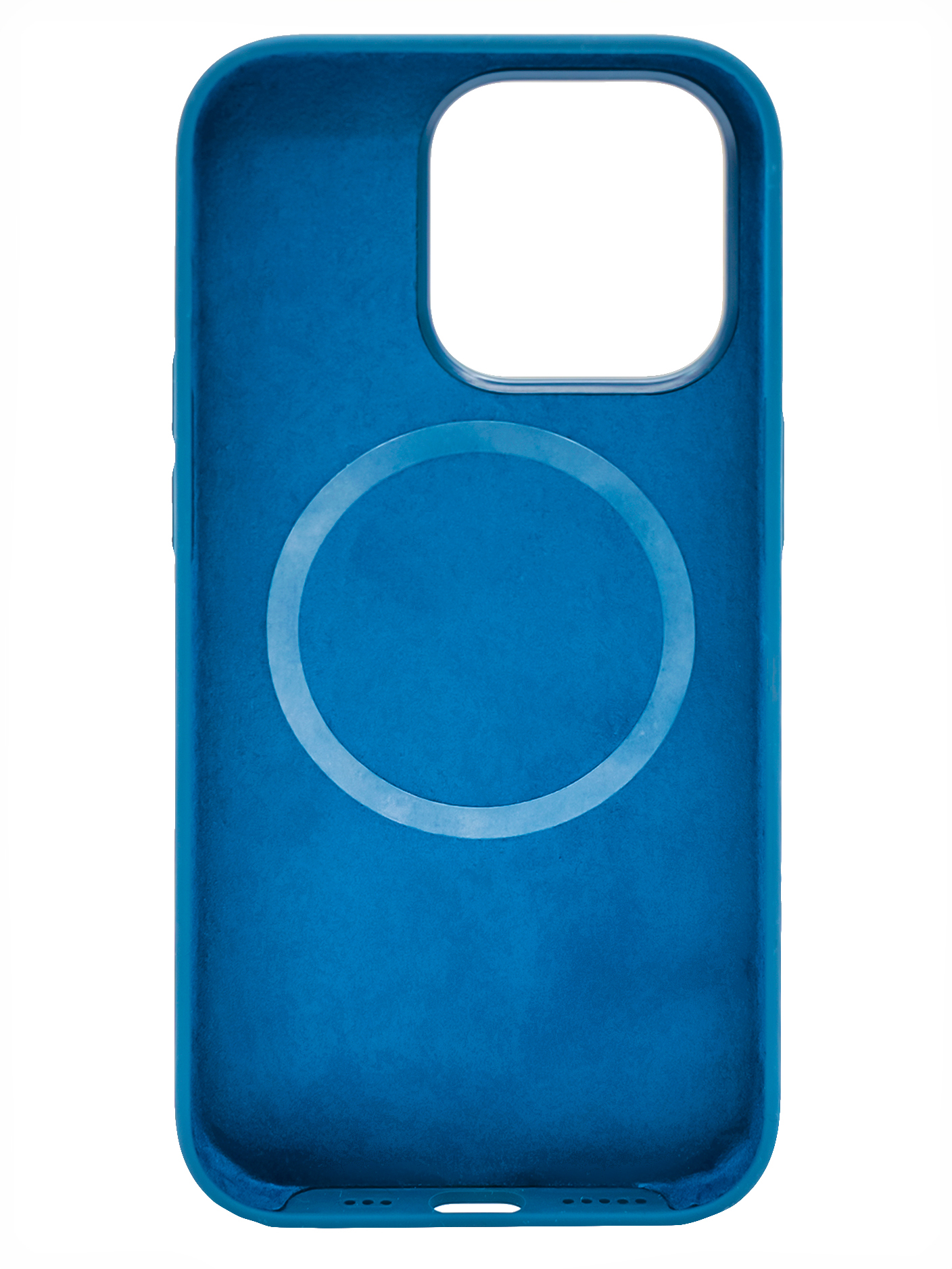 Силиконовый чехол для iPhone 14 Pro Max с MagSafe Синий