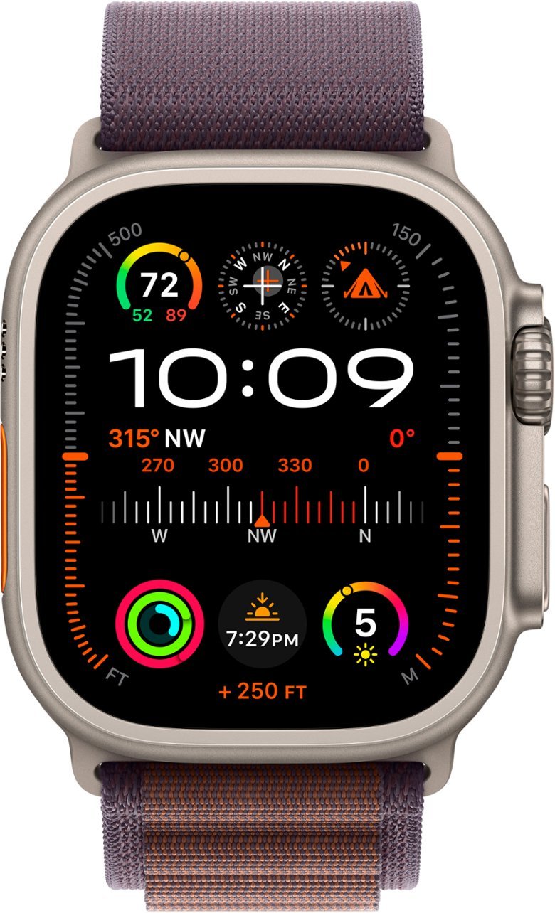 Часы Apple watch Ultra 2 49mm Titanium Case GPS+Cellular Alpine Loop Indigo L