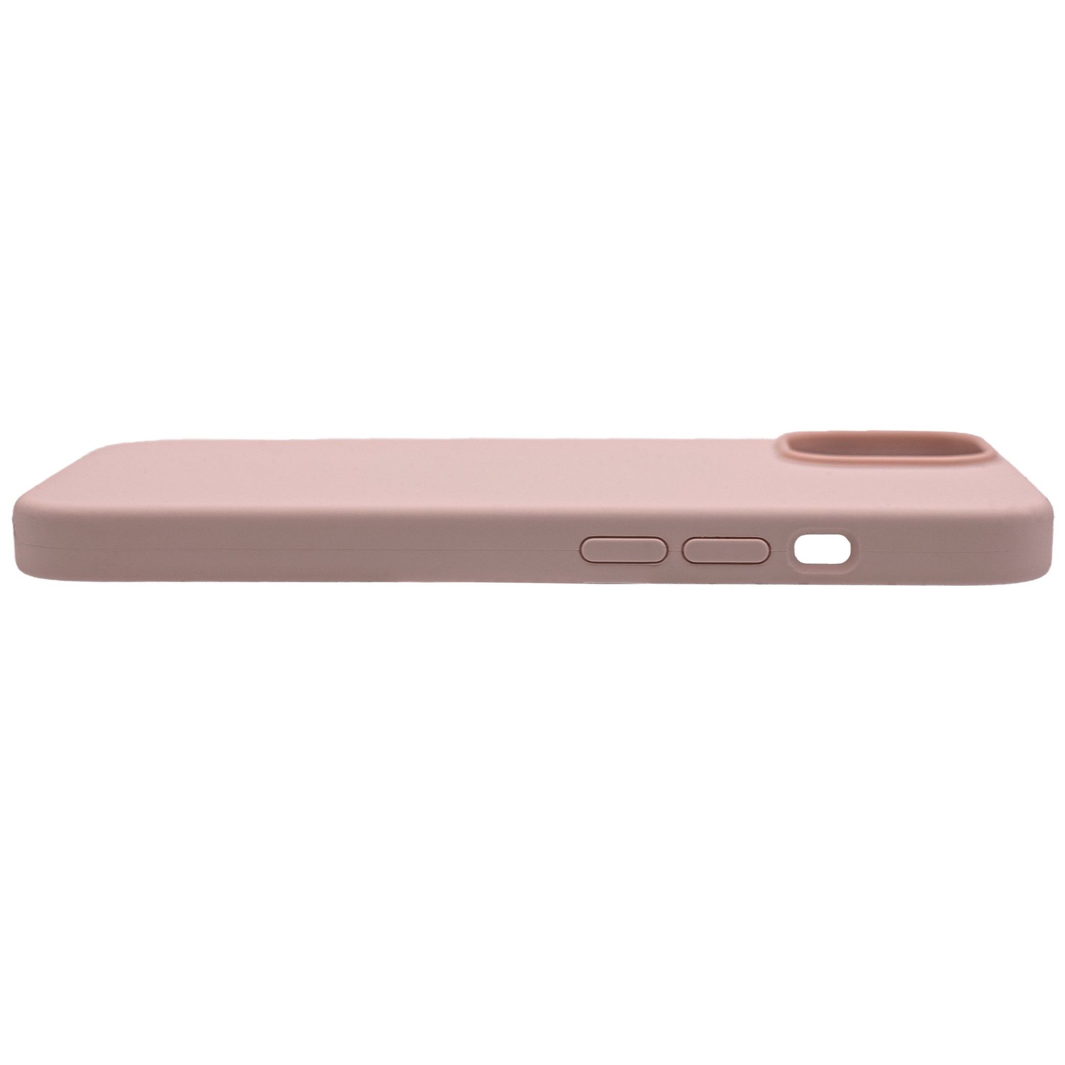 Силиконовый чехол для iPhone 14 с MagSafe Розовый