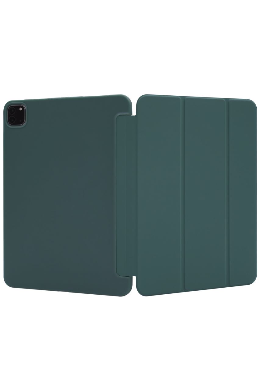 Чехол-книжка для iPad Pro 12.9 3 загиба без рамки Темно-зеленый