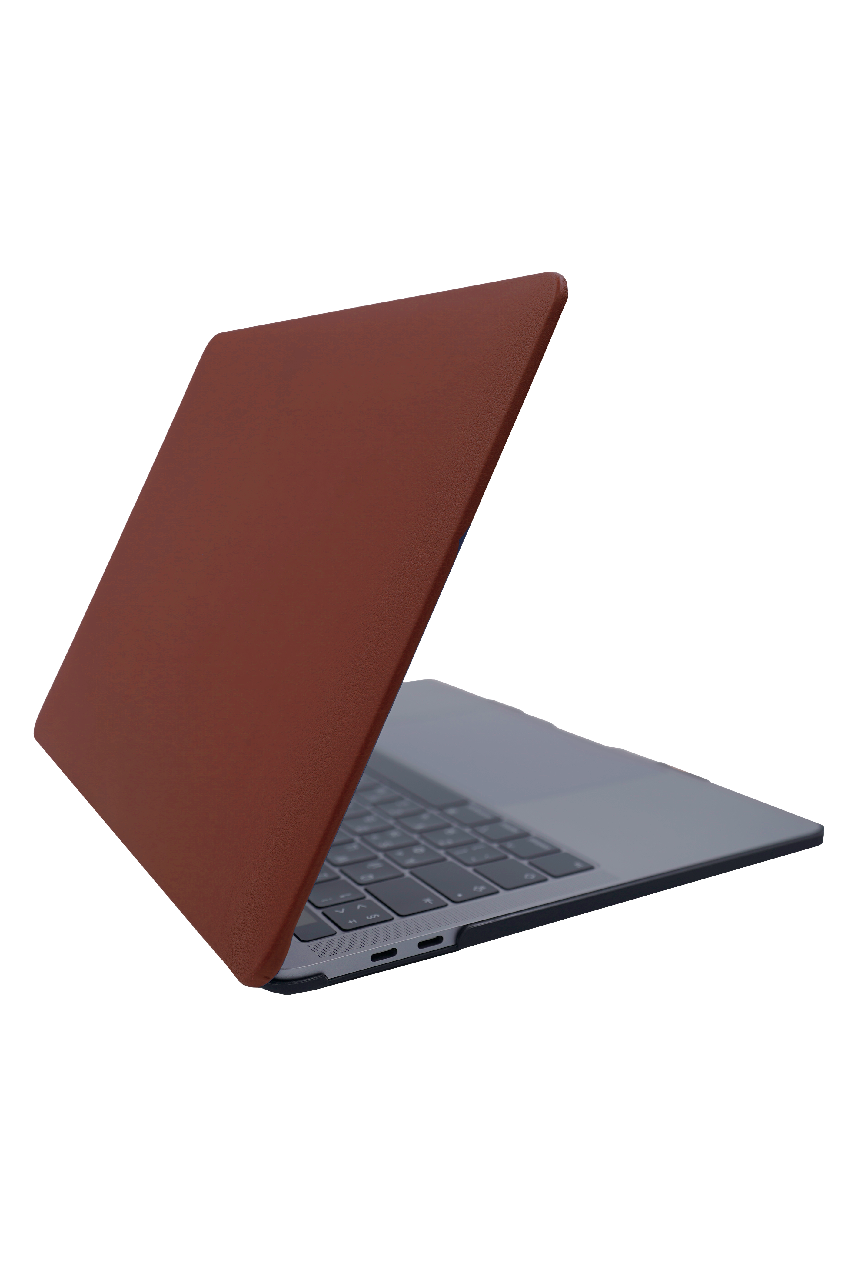 Кожаный чехол DDC PU Skin на MacBook Pro 14.2 Коричневый