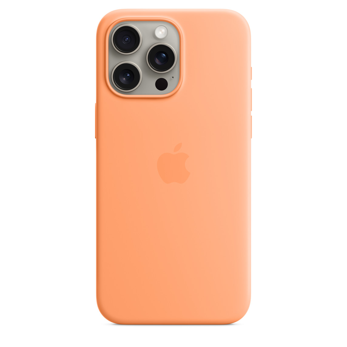 Чехол для iPhone 15 Pro Silicone Case with MagSafe - Orange Sorbet