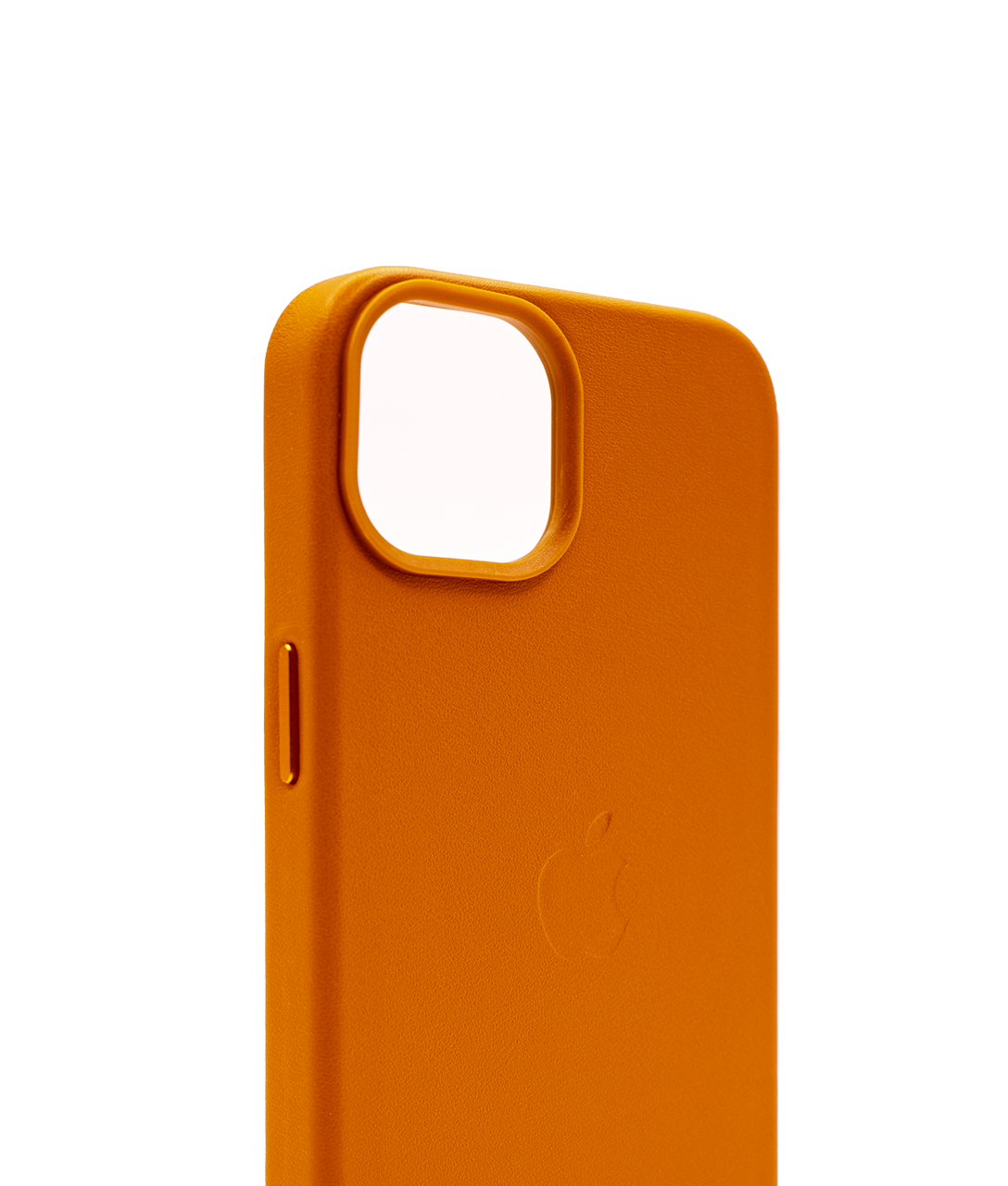 Чехол для iPhone 14 кожаный с MagSafe Оранжевый