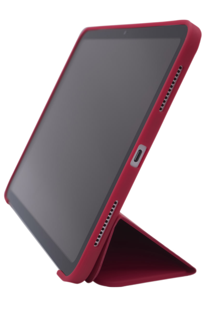Чехол-книжка для iPad 10 3 загиба силиконовый с рамкой Красный