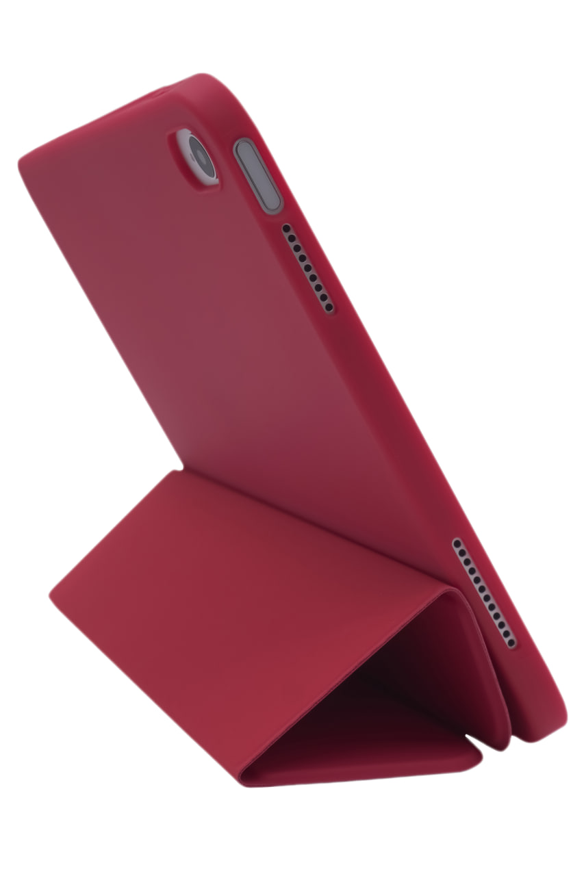 Чехол-книжка для iPad 10 3 загиба силиконовый с рамкой Красный