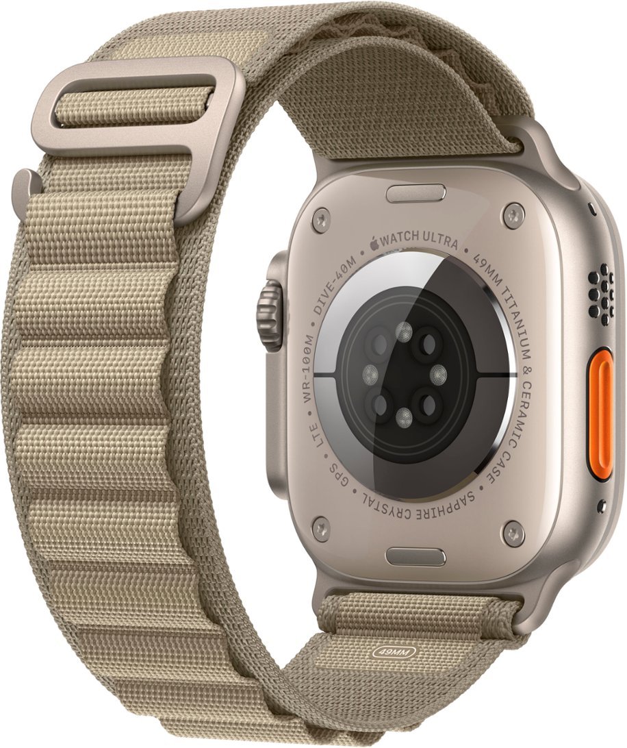 Часы Apple watch Ultra 2 49mm Titanium Case GPS+Cellular Alpine Loop Olive L