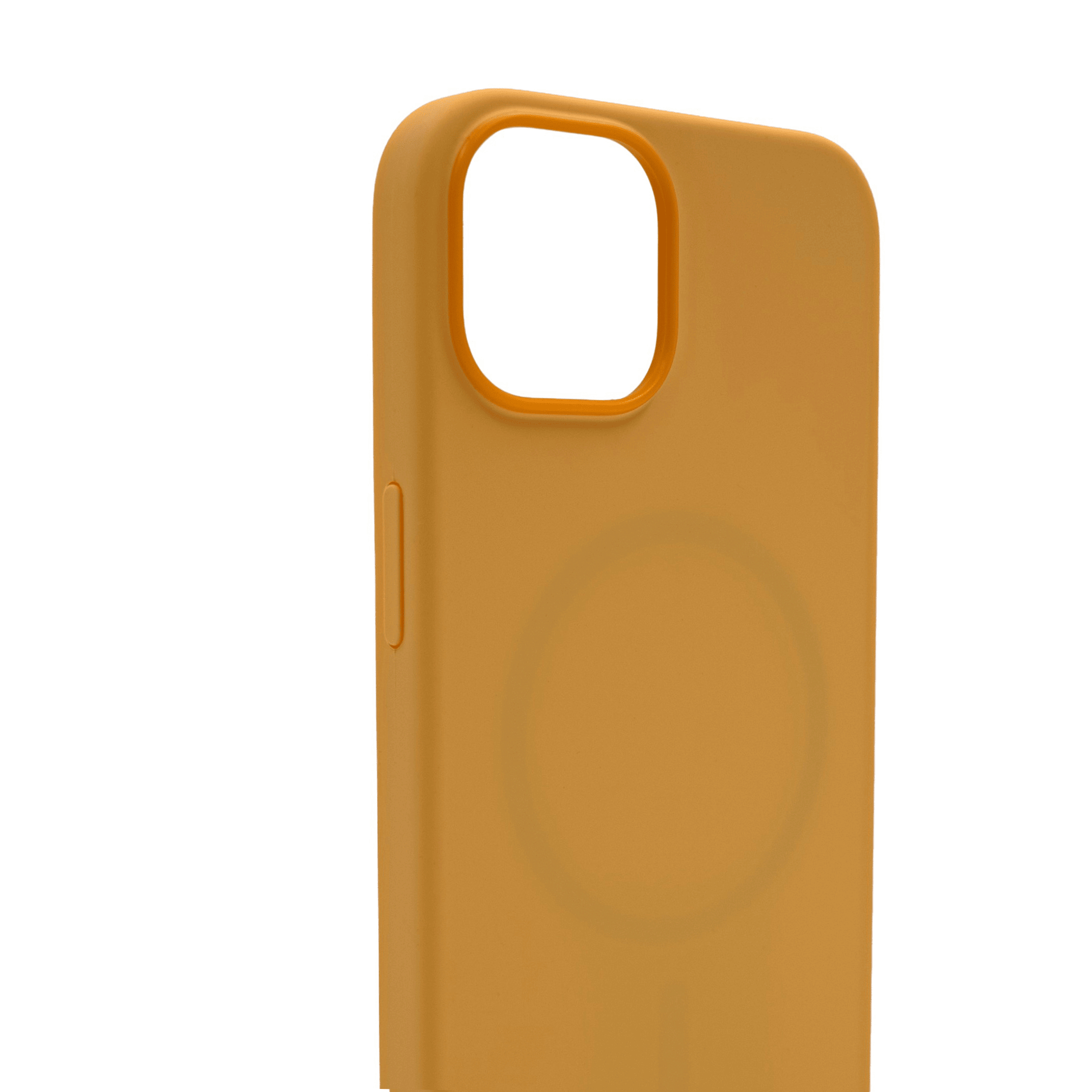 Силиконовый чехол для iPhone 14 с MagSafe Желтый