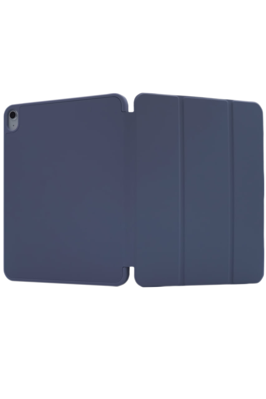 Чехол-книжка для iPad Air 4/5 10.9 3 загиба силиконовый с рамкой Синий