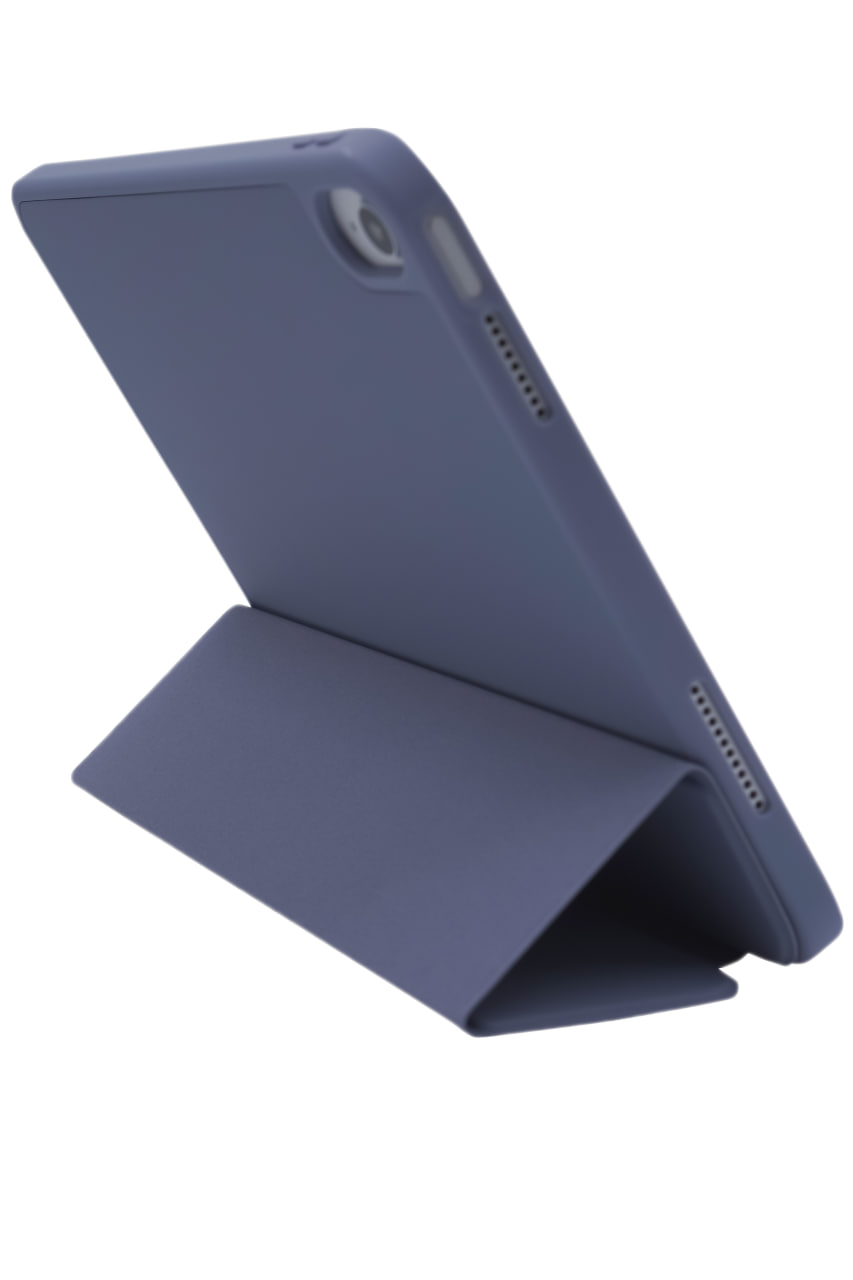 Чехол-книжка для iPad 10 3 загиба силиконовый с рамкой Синий