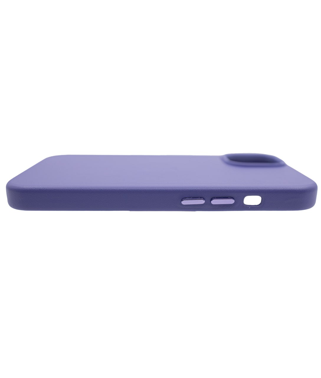 Чехол кожаный с MagSafe для iPhone 14 Фиолетовый