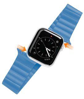 Ремешок для Apple Watch 42 мм / 44 мм / 45 мм DD Strap, Chain Version Blue