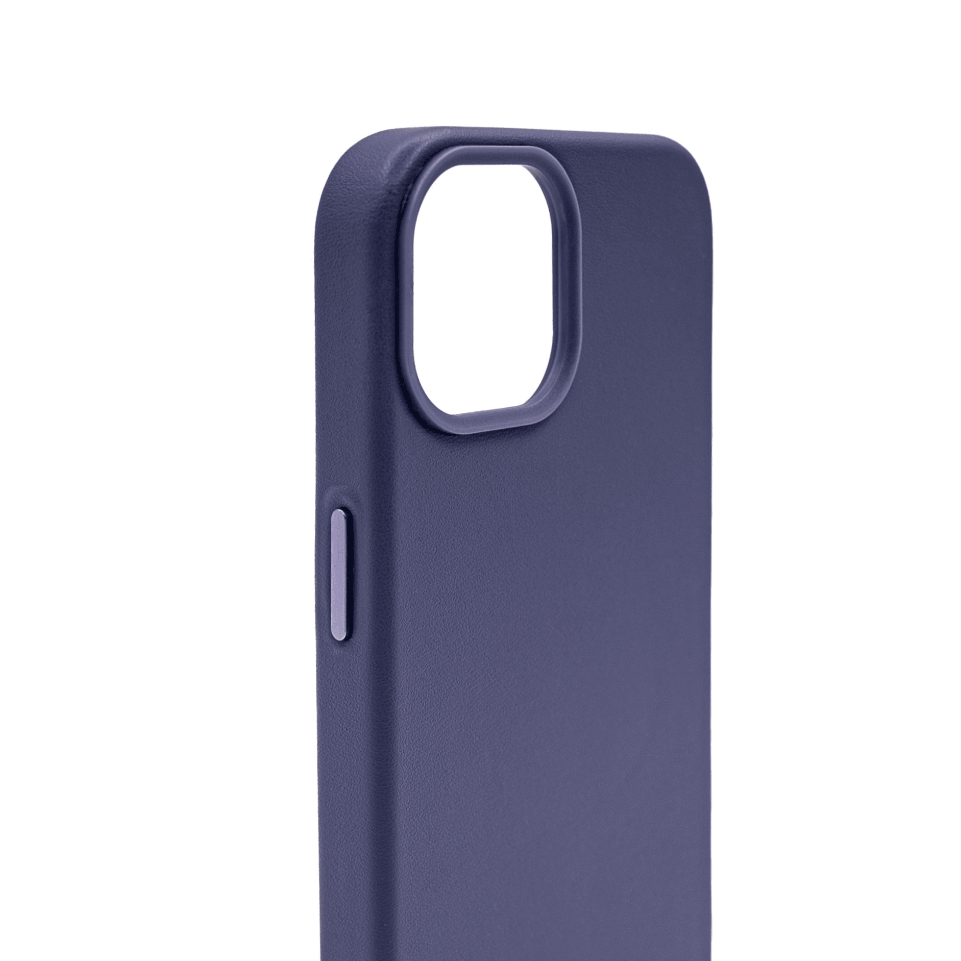 Чехол для iPhone 14 кожаный с MagSafe Темно-фиолетовый