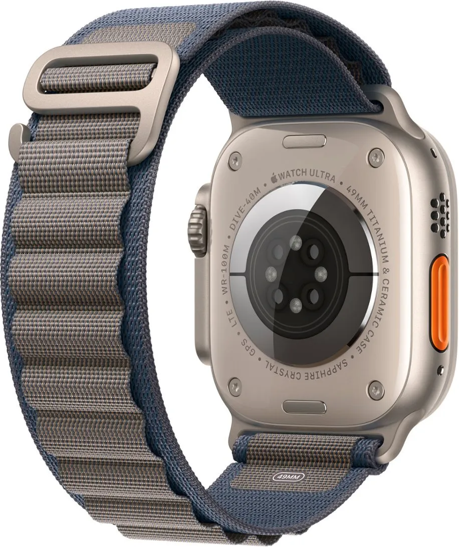 Часы Apple watch Ultra 2 49mm Titanium Case GPS+Cellular Alpine Loop Blue S