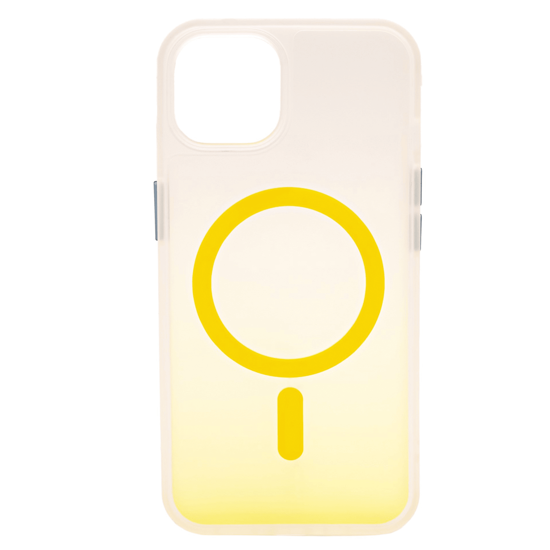 Чехол матовый градиент с MagSafe для iPhone 14 Plus Желтый