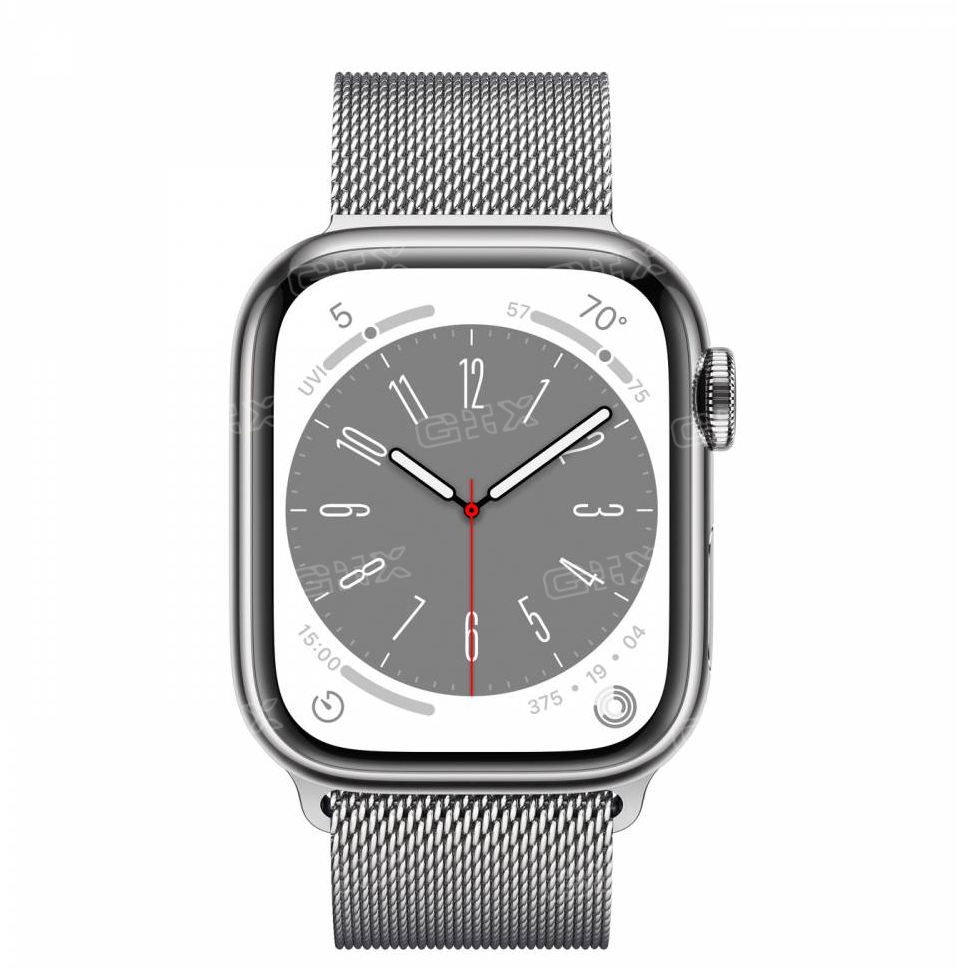 Часы Apple Watch Series 8 45mm Stainless Steel Case GPS+Cellular Milanese Loop Silver