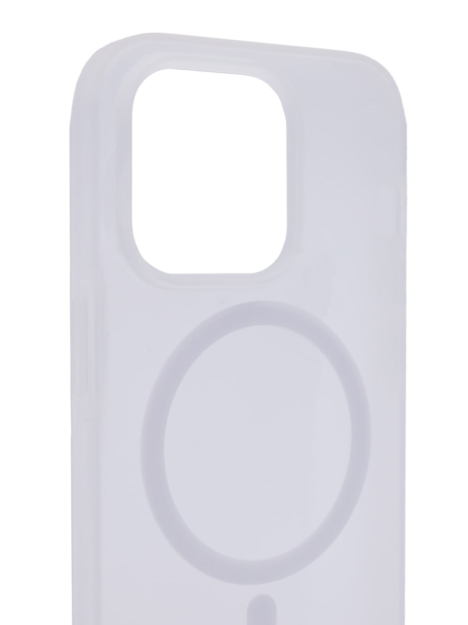 Чехол для iPhone 14 Pro Max матовый с MagSafe Прозрачный