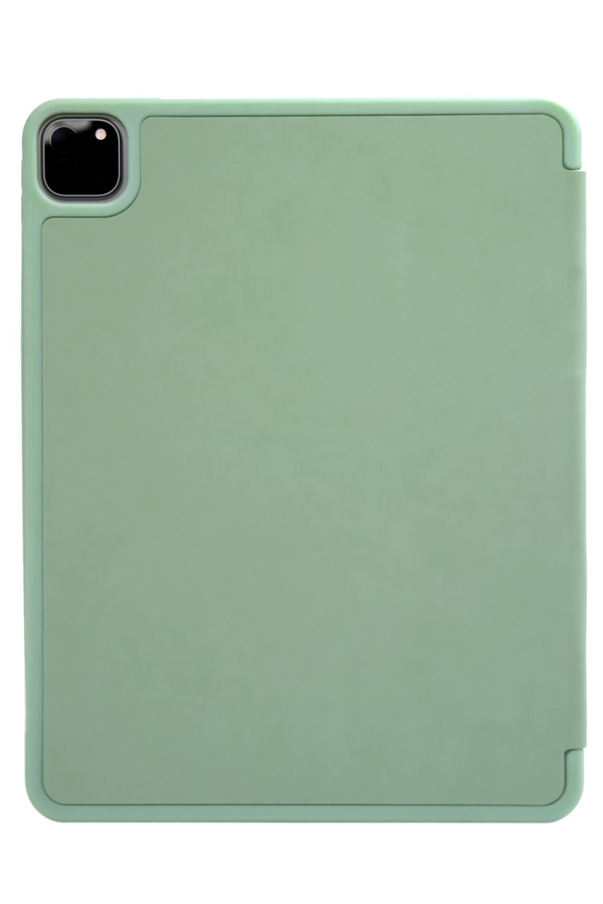 Чехол-книжка для iPad Pro 11 3 загиба силиконовый с рамкой Зеленый