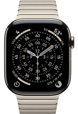 Часы Apple Watch Series 11 46mm Titanium Case Link Bracelet Natural 400_400_640041
