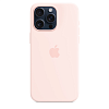 Чехол для iPhone 15 Pro Max Silicone Case with MagSafe - Light Pink