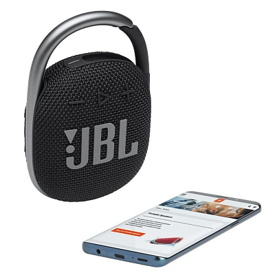 Портативная колонка JBL Clip 4 Black