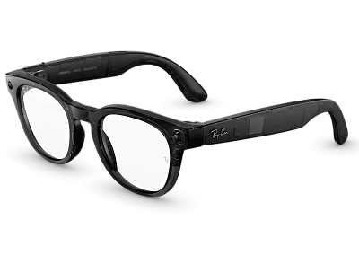 Умные очки Ray-Ban Scriber Optics (Gen 2) - Shiny Transparent Black/Clear - Size S (S49) RW4002 400_400_883618