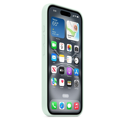 Чехол для iPhone 16 Silicone Case with MagSafe - Aquamarine 400_400_478175