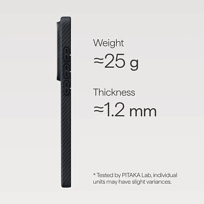 Чехол для Samsung Galaxy S26 Ultra Pitaka Edge Ultra-Slim - Black 400_400_661839