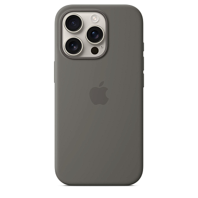 Чехол для iPhone 16 Pro Max Silicone Case with MagSafe - Stone Gray 400_400_642190
