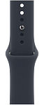 Часы Apple Watch Series 12 42mm Aluminium Case GPS Space Gray Sport Band Navy Blue M/L 250_100_851817