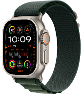 Часы Apple Watch Ultra 2 49mm Titanium Case GPS+Cellular Alpine Loop Dark Green M 500_191_191396