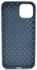 Плетеный Силиконовый чехол для iPhone 14 Синий