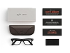 Умные очки Ray-Ban Blayzer Optics (Gen 2) - Shiny Transparent Black/Clear - Size L (S54) RW7001 100_100_883716