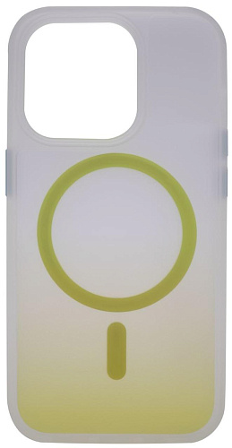 Чехол для iPhone 13 Pro Max с MagSafe матовый градиент Желтый 250_100_533458