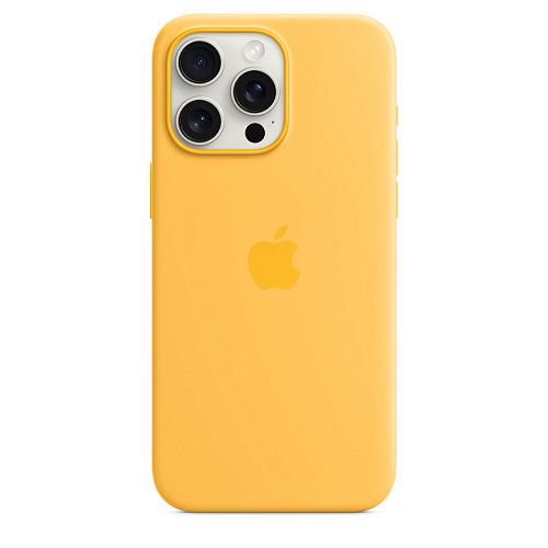 Чехол для iPhone 15 Pro Max Silicone Case with MagSafe - Sunshine 250_100_578313