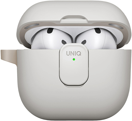 Чехол для AirPods 4 Uniq Clyde - Mist Grey/Khaki 250_100_623820
