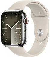 Часы Apple Watch Series 9 41mm Silver Stainless Steel Case Starlight  500_191_117782