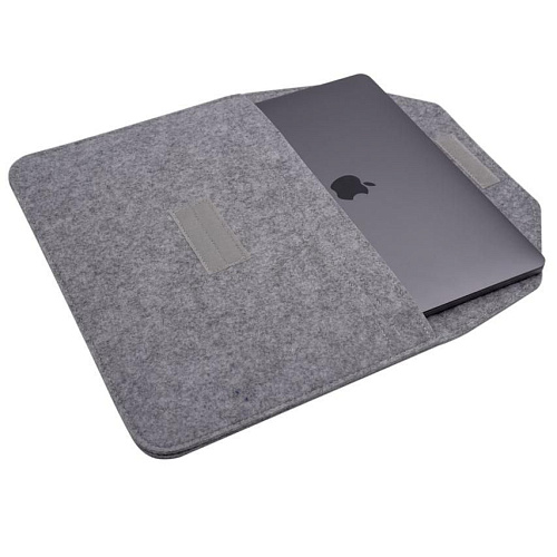 Сумка-чехол на MacBook 13-14.2 DDC Felt Bag (серый) 250_100_131249