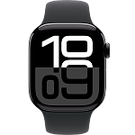 Часы Apple Watch Series 10 42mm Jet Black Aluminium Case GPS Sport Band Black S/M 250_100_639806