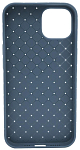 Плетеный Силиконовый чехол для iPhone 14 Синий 250_100_137661