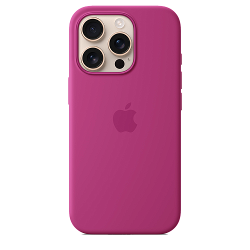 Чехол для iPhone 16 Pro Silicone Case with MagSafe - Fuchsia 250_100_534688